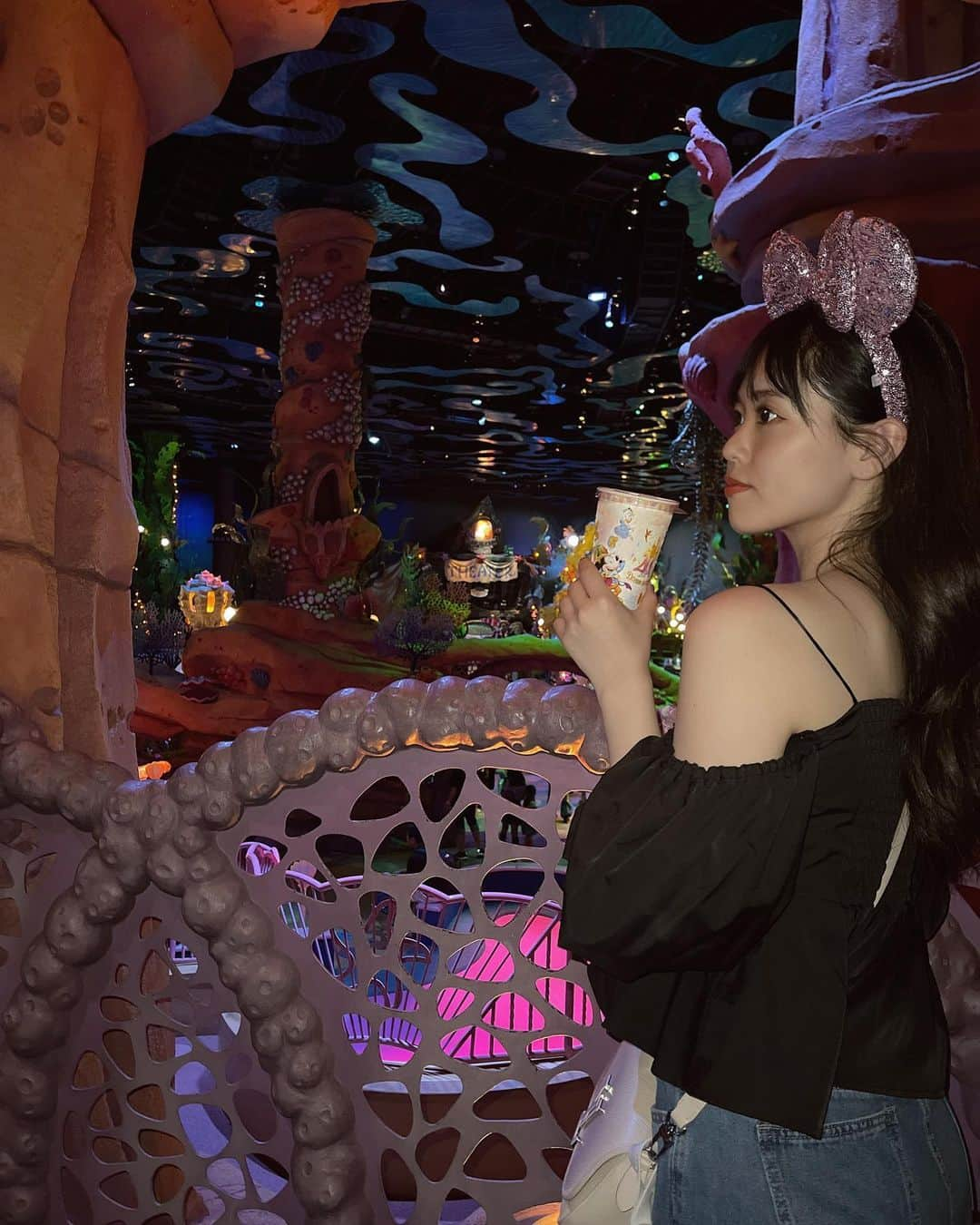 竹内舞さんのインスタグラム写真 - (竹内舞Instagram)「Disney sea🐭🏰♡  2年半ぶり、、🫣 乗り物結構乗れたの最高だった〜 次はランドいきたいなぁ❤️  #Disney #disneysea」7月28日 20時55分 - mai.t831