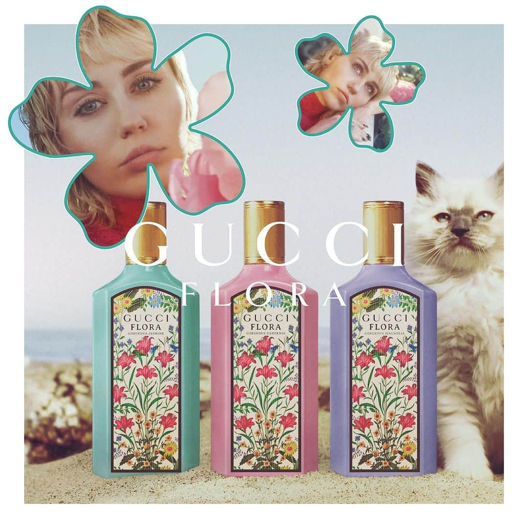 グッチさんのインスタグラム写真 - (グッチInstagram)「Filled with unexpected yet complementary notes, the third scent to join the Flora Fantasy universe is built around Magnolia Essence, exuding cheerfulness and a luminous, noble spirit.   Discover Gucci Flora Gorgeous Magnolia via link in bio.   #FloraFantasy #GucciBeauty #MileyCyrus #GucciFlora」7月28日 20時59分 - gucci