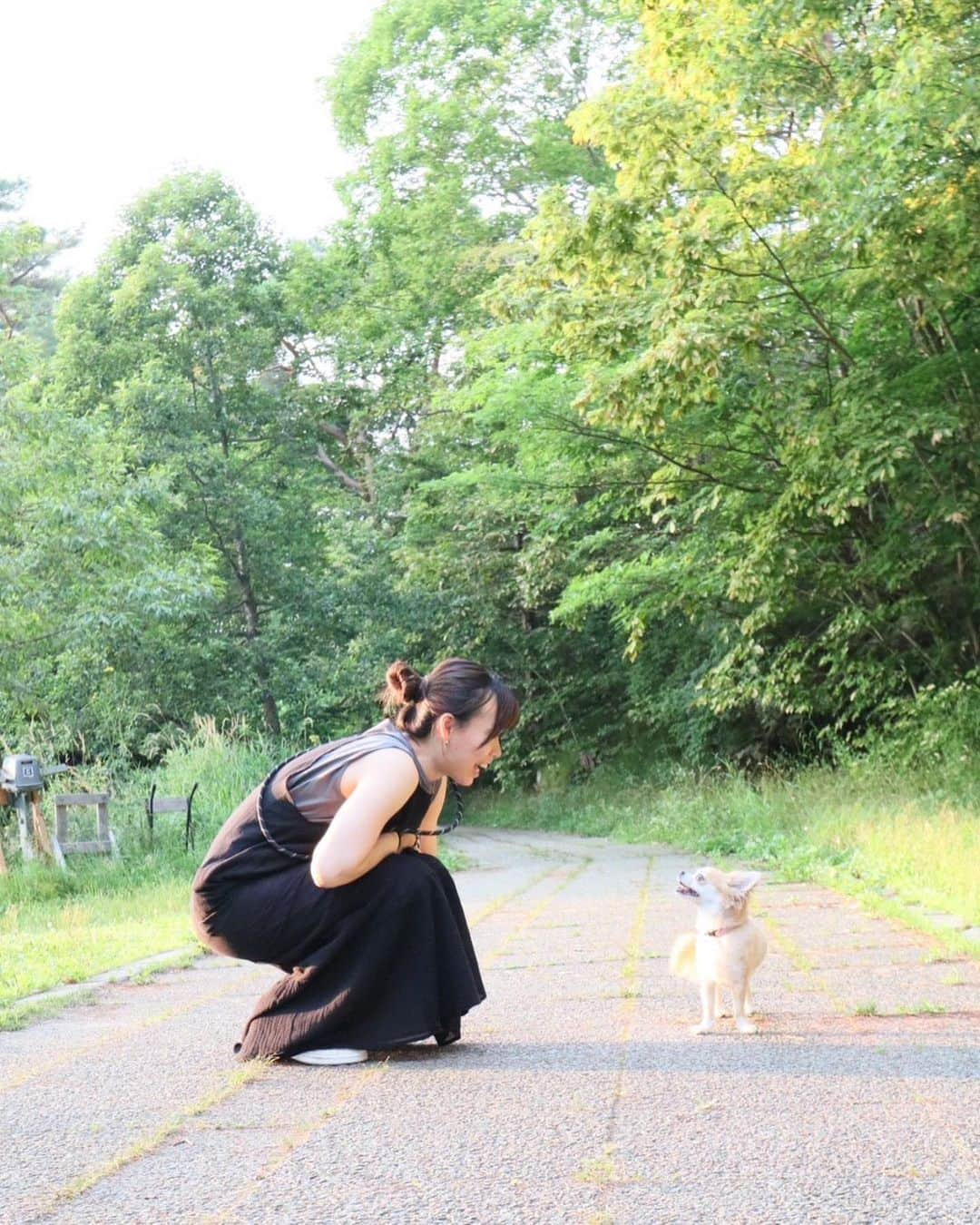 本橋菜子さんのインスタグラム写真 - (本橋菜子Instagram)「🐕🩵🩷 #夏休み  #エネルギーチャージ完了」7月28日 21時23分 - nakomotohashi