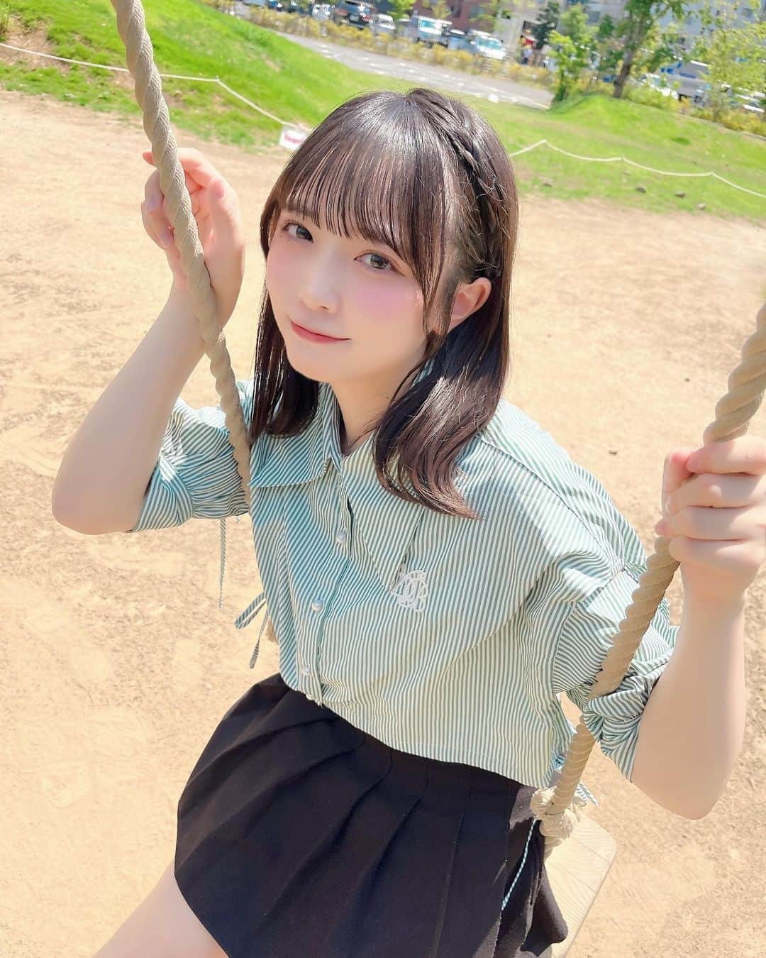 小田垣有咲さんのインスタグラム写真 - (小田垣有咲Instagram)「公園デートする？」7月28日 21時32分 - arisaodagaki