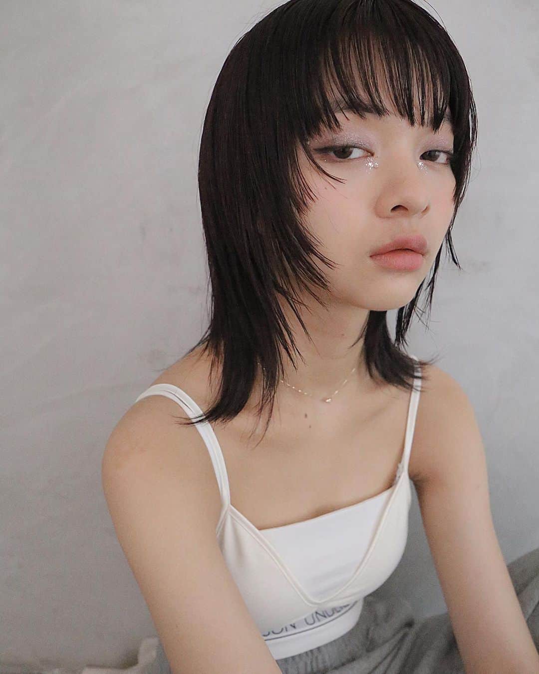 野々口祐子のインスタグラム：「rayer cut 🍦  #nono_hair #nono_make  #syan_tokyo」