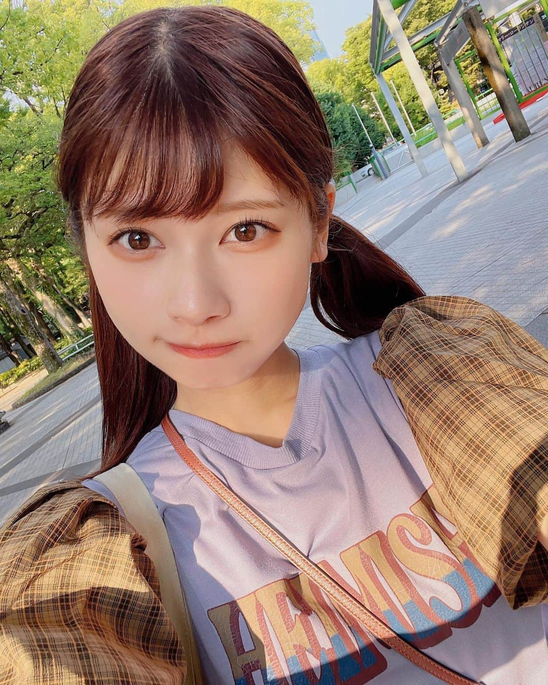 鹿目凛のインスタグラム：「舞台挨拶前日に名古屋ひとり旅💛  新しいお洋服可愛いでしょ🌻  #でんぱ組inc #鹿目凛 #ぺろりん #アイドル #名古屋 #舞台挨拶 #夏休み #名古屋観光 #ひとり旅 #エスパーX探偵社 #ボクたちの宇宙戦争」