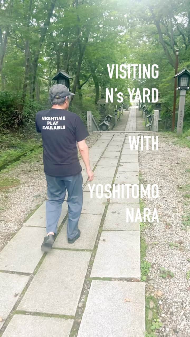 ジェームス・ジーンのインスタグラム：「A day spent with @michinara3 in Nasu. I was beyond impressed by his museum, N’s Yard, and wondered how an artist who seemed so free and unattached could also establish something so polished and concrete. I suppose it’s his particular genius, to have made all this seem so effortless. The magician pleads innocence as we look in wonder.」