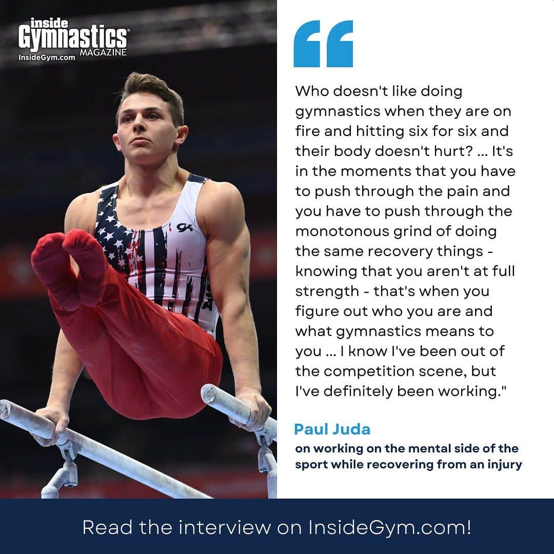 Inside Gymnasticsさんのインスタグラム写真 - (Inside GymnasticsInstagram)「Paul Juda returns to competition next week at the U.S. Classic! We caught up with the 2022 NCAA All-Around Champ to talk about his recovery process and mindset heading into the rest of the season and beyond!   🔗Link in bio!   📸 Lloyd Smith」7月28日 23時16分 - insidegym