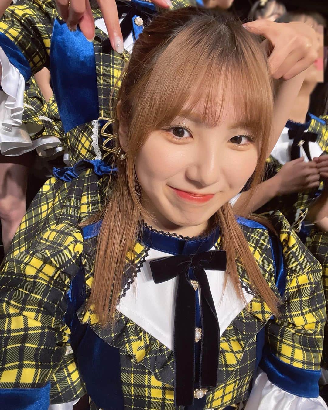 菅原茉椰のインスタグラム：「. . . 今日盛れた✌️ @reona_ske48 さんに🐱された . . . .」