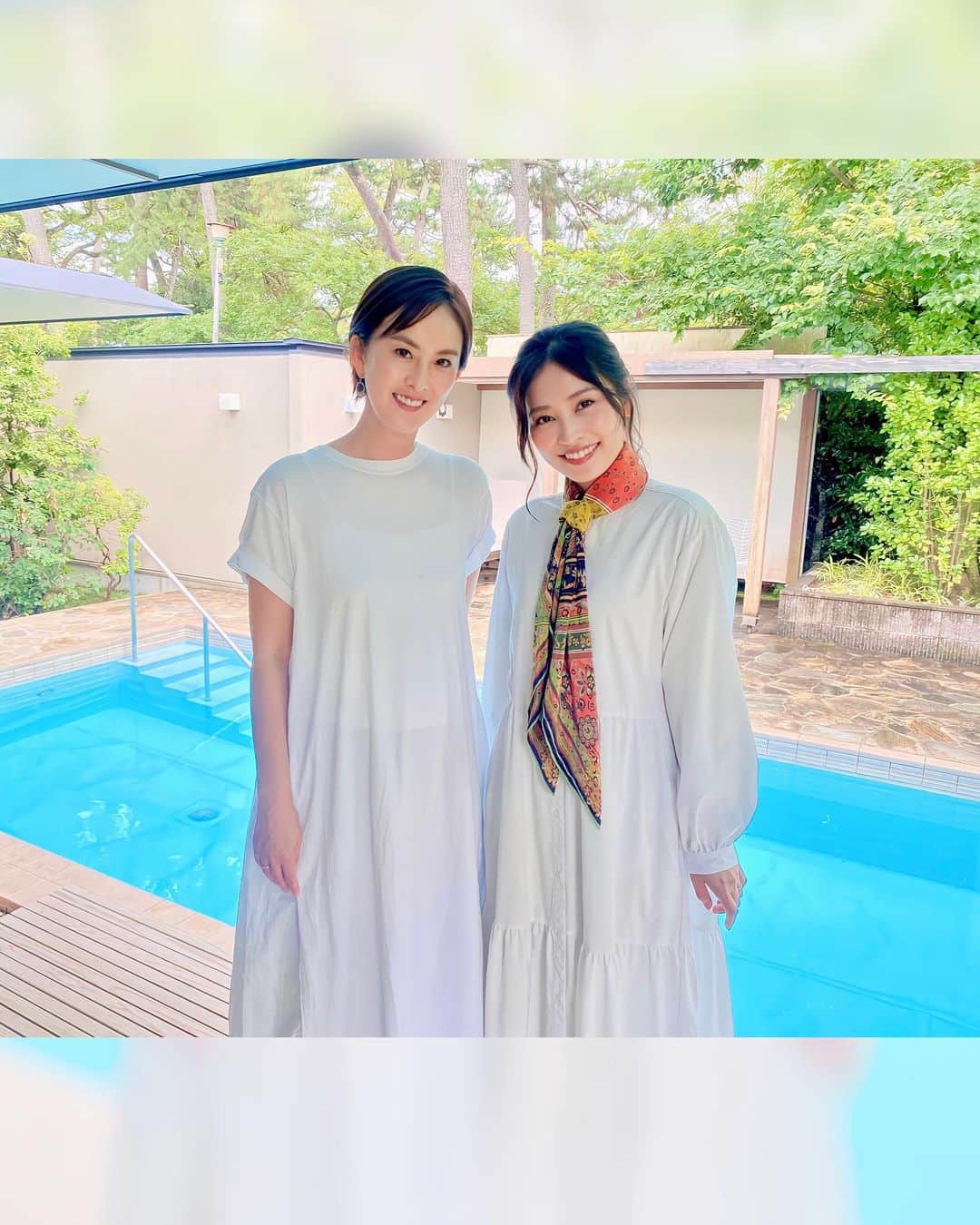 前田友香さんのインスタグラム写真 - (前田友香Instagram)「大分県別府市にある @amaneresort さんの CM放送はじまりました！  海を眺めながらの露天風呂 プライベートプールなど とにかくおしゃれで癒される AMANE RESORT SEIKAI AMANE RESORT GAHAMA どちらも素敵なホテルでした！ ぜひ夏休みに行ってみてください♡  そして @775.ren.riko さんと ご一緒できて 嬉しかったです♪  大分の皆さん 優しくて面白くて 和気あいあい✨ 最高でした！ ありがとうございましたー！  大人女子旅を感じる 素敵な15秒のCM✨ 福岡でも流れるので 見つけてね！  #大分県 #別府市 #アマネリゾート #amaneresort  #女子旅 #女子旅行  #家族旅行」7月28日 23時45分 - yukamaeda.maeyuka