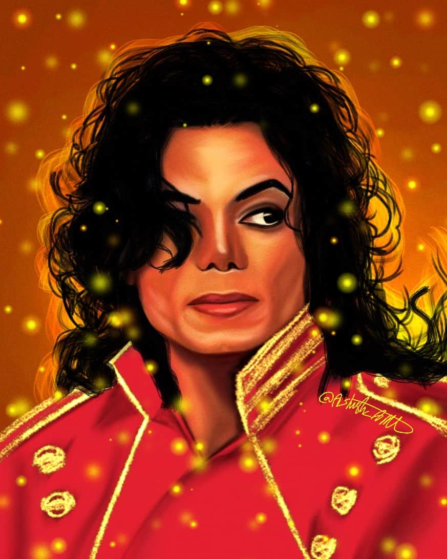 マイケル・ジャクソンさんのインスタグラム写真 - (マイケル・ジャクソンInstagram)「Fan Shrouk Sroor (@ashush_art) posted their portrait of Michael looking quite regal in the community on Michael’s website. Share your fan art. #MyMJFanArt」7月29日 1時00分 - michaeljackson