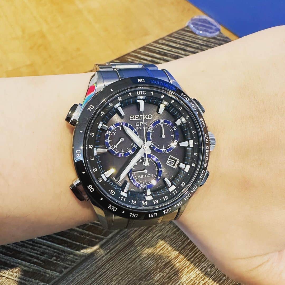 三浦祐太朗のインスタグラム：「オーバーホールから帰って来たってわけ。 #SEIKO #ASTRON #⌚️ #watch」