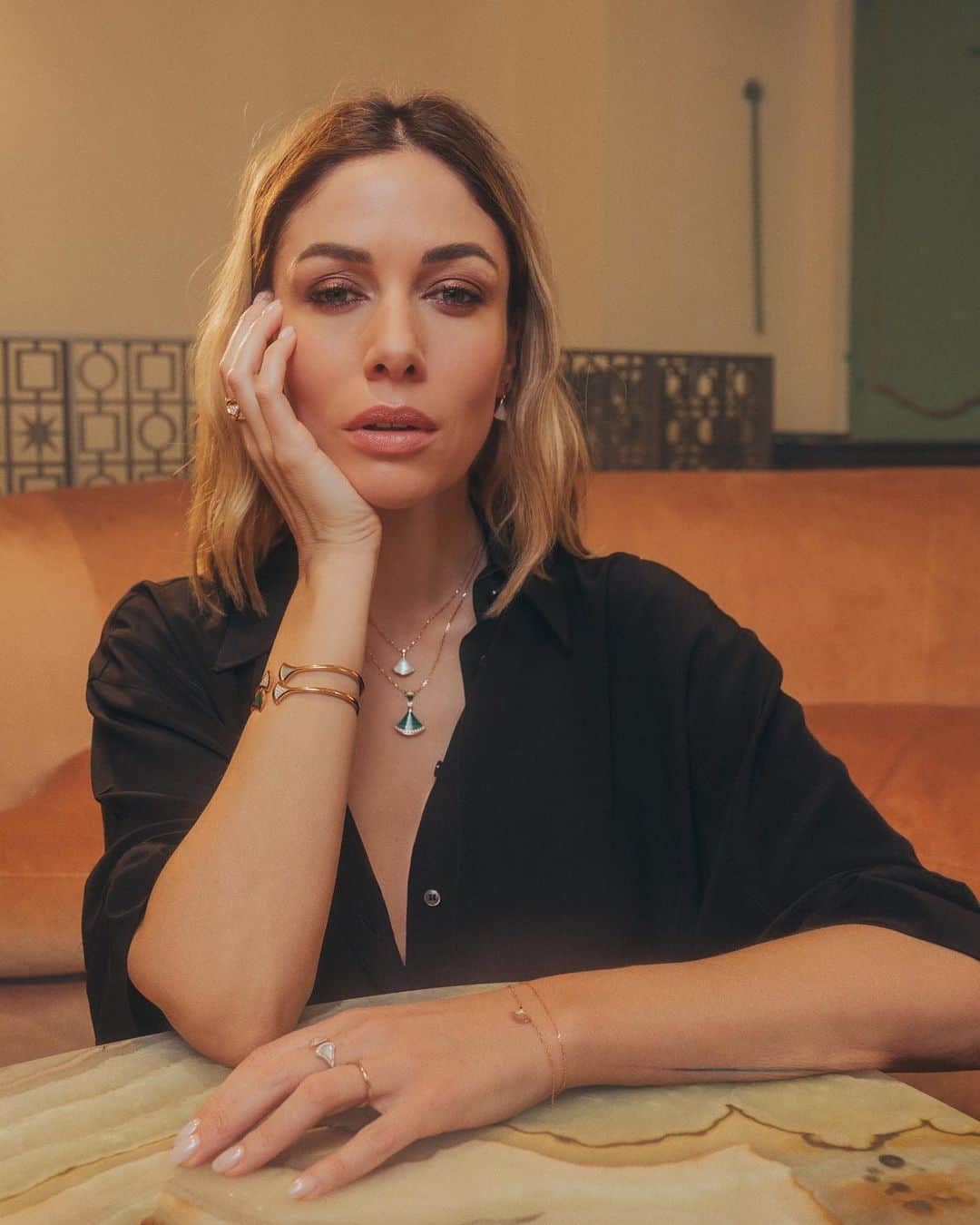 サラ・フェルバーバウムさんのインスタグラム写真 - (サラ・フェルバーバウムInstagram)「My summer with @bulgari    #Bulgari #BulgariJewelry #Divasdream #adv」7月29日 3時11分 - sarahfelberbaum