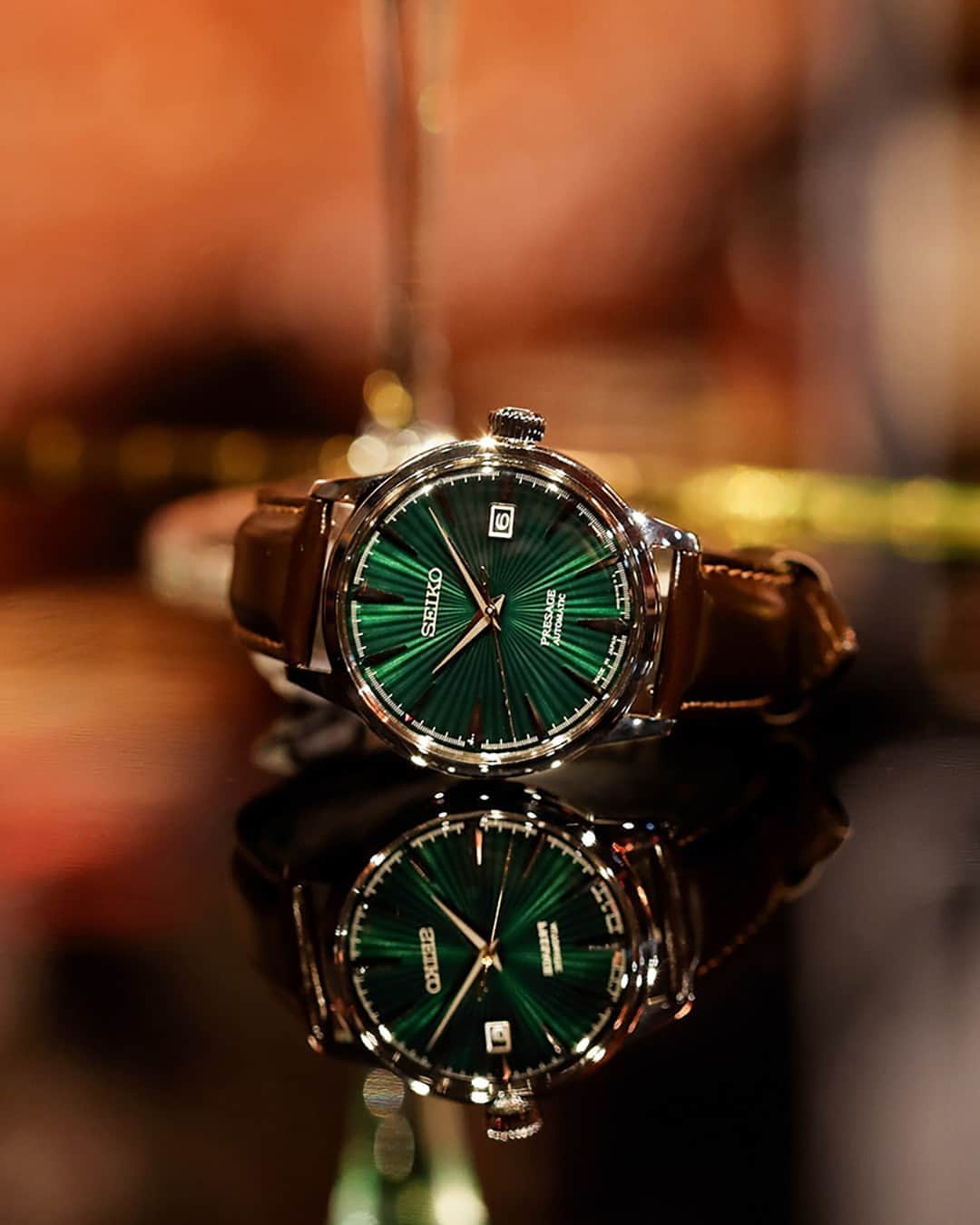 Seiko Watchesさんのインスタグラム写真 - (Seiko WatchesInstagram)「Leave Others "Green With Envy" 🟢  #SRPD37 #Seiko #Presage」7月29日 5時00分 - seikowatchusa