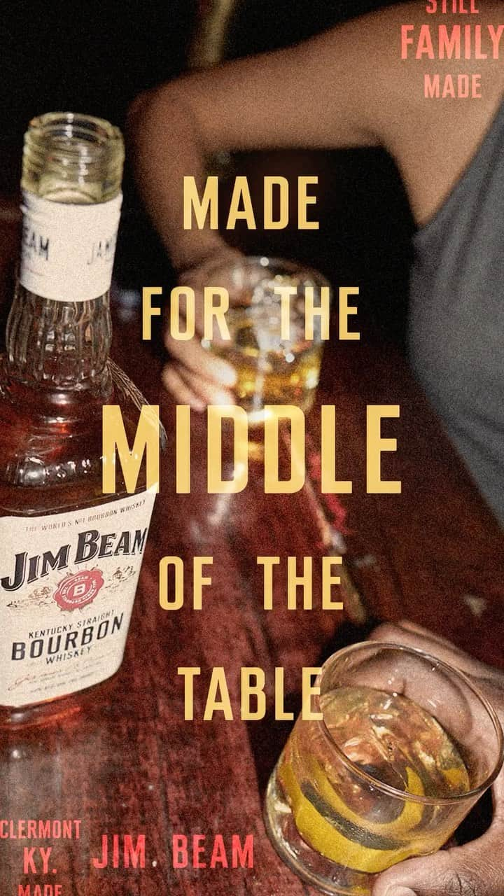 Jim Beamのインスタグラム：「You bring the guests. We’ll handle the cocktails. #PeopleAreGoodForYou」