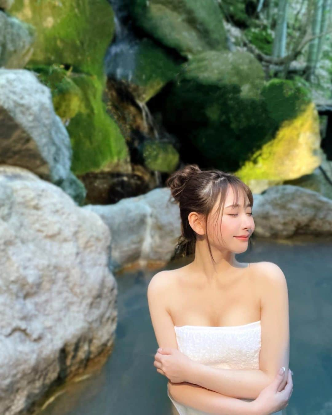 RINKAさんのインスタグラム写真 - (RINKAInstagram)「時差投稿📝 . 温泉行きたいな🧖🏻‍♀️♨️ . GWに熊本の#竹ふえ  家族旅行したときだよー👼🏻🧺♡ . 前回とは違ったおもてなしもあって また新しいときめきがあって 本当に素敵なお宿でした🐏♡ .」7月29日 7時01分 - rinka.716