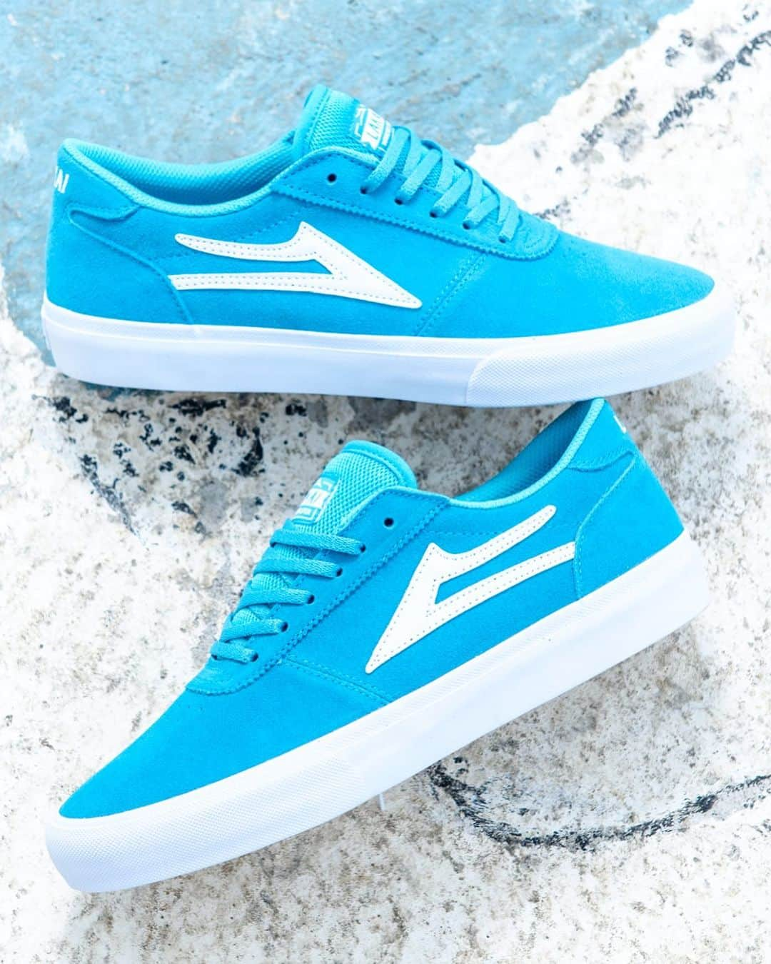 ラカイリミテッドフットウェアのインスタグラム：「Manchester in Cyan Suede Available now at skate shops and Lakai.com #Lakai」