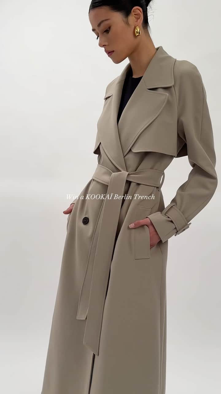 KOOKAI のインスタグラム：「Win a KOOKAÏ Berlin Trench The highly anticipated Berlin Trench from the New Mood Collection is arriving very soon in a new colour and we’re giving you the chance to win yours!   All you need to do to enter is: 1. Comment on this post telling us your favourite style from the New Mood Collection and why 2. Be following kookai_australia 3. Tag a Friend  We’ll contact the winner Tuesday 1st August at 6pm AEST via the @kookai_australia instagram ONLY. Full terms and conditions on our website. #kookai  Competition open to residents of Australia and New Zealand only.  This promotion is in no way sponsored, administrated or associated with instagram. Inc. By entering, entrants confirm they are 13+ years of age, release instagram of responsibility, and agree to instagram’s terms of use.」