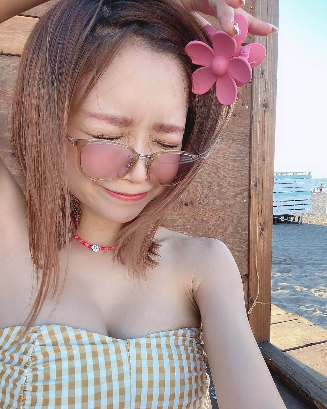 水嶋ひかるさんのインスタグラム写真 - (水嶋ひかるInstagram)「夏〜💓🧡 熱中症🥵みんな気をつけてね！ . . #夏 #今日は何の日 #福神漬けの日」7月29日 21時16分 - hikapudayo