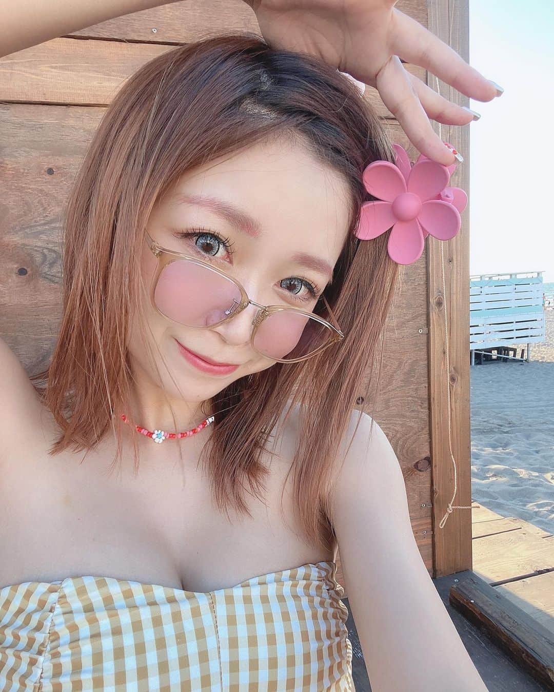 水嶋ひかるさんのインスタグラム写真 - (水嶋ひかるInstagram)「夏〜💓🧡 熱中症🥵みんな気をつけてね！ . . #夏 #今日は何の日 #福神漬けの日」7月29日 21時16分 - hikapudayo