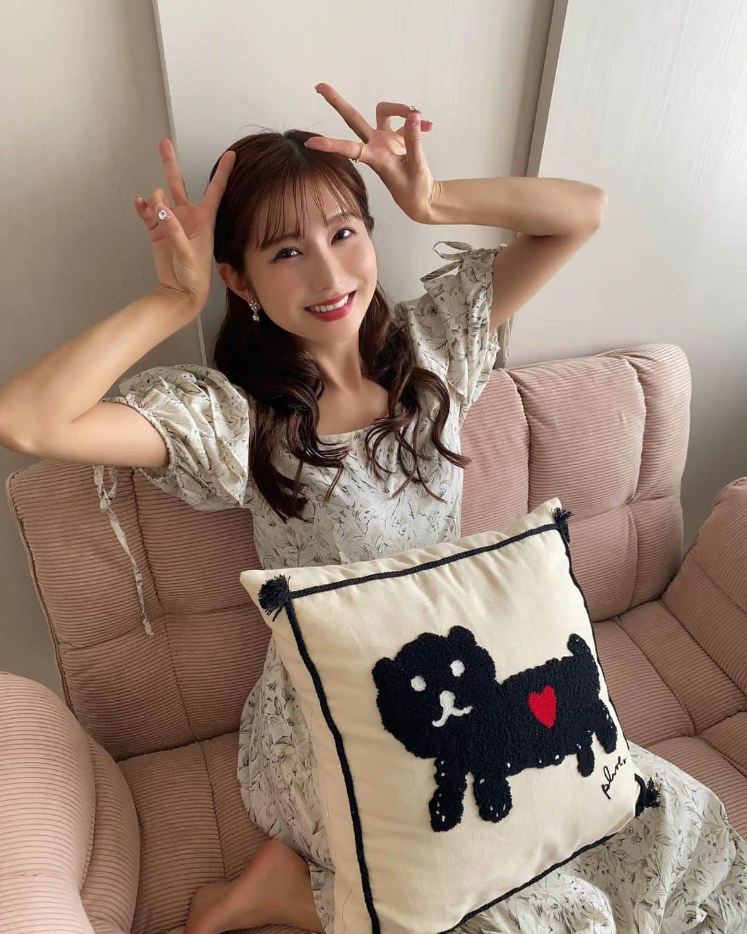 谷川愛梨のインスタグラム：「🐶❤︎」