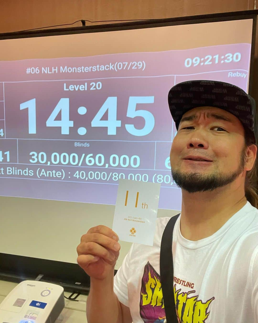 シバターのインスタグラム：「2万円で参加して5万円になった。 けど参加人数と順位の割に安いよね。 まあ暇つぶしにはなったからいいかな」