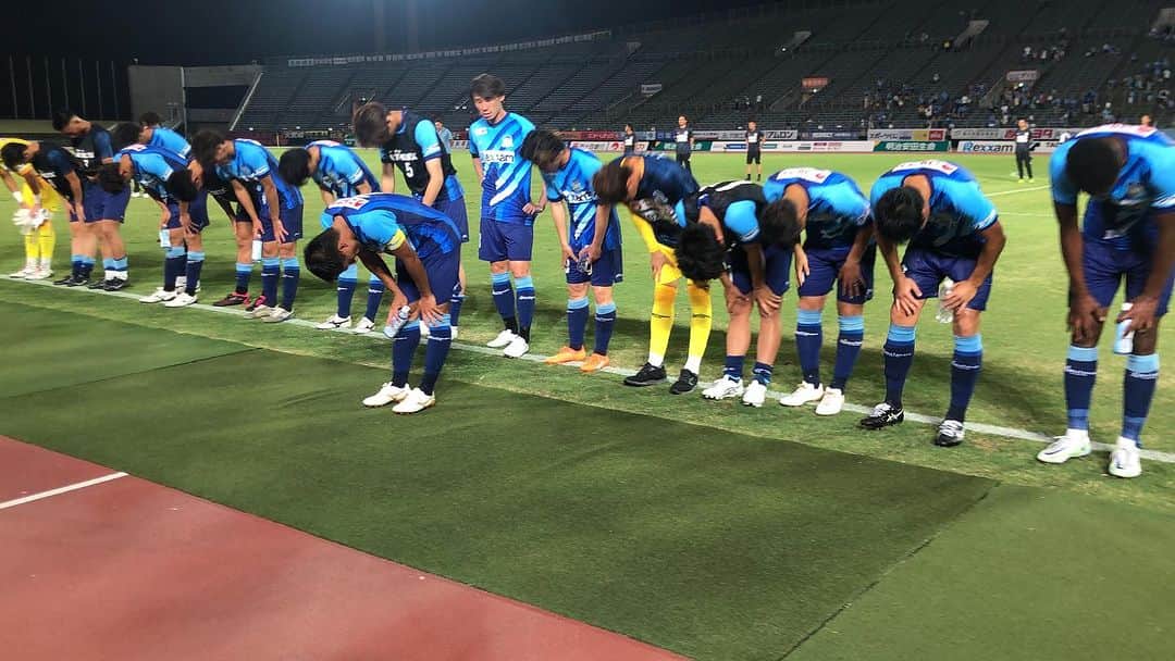 カマタマーレ讃岐のインスタグラム：「🏆明治安田生命Ｊ３リーグ第20節 🆚#福島ユナイテッドFC  ⏰試合終了 ⚽️1-1  応援ありがとうございました🙌 厳しいコンディションの中、勝点1を積み上げました 次節も応援よろしくお願いいたします🙇‍♂️  #カマタマーレ讃岐」