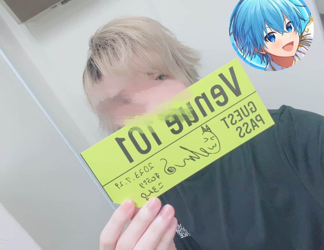 ころんのインスタグラム：「🩵🩵🩵 #Venue101 #Venue101すとぷり #すとぷり」