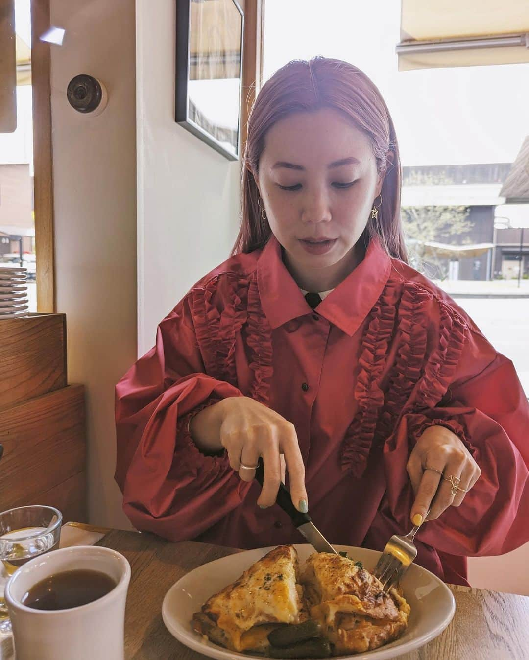 佐々木茜さんのインスタグラム写真 - (佐々木茜Instagram)「. . 春のおもひでぽろぽろ🍆 🍦🍓📕👓🍛☕️🥪 . .」7月29日 20時50分 - akane_madder2