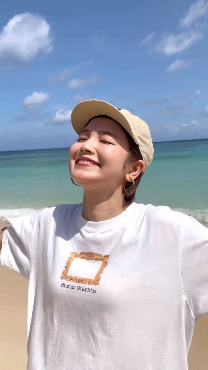 富久美玲のインスタグラム：「私の産まれ故郷、沖永良部島の海です＼(^o^)／」