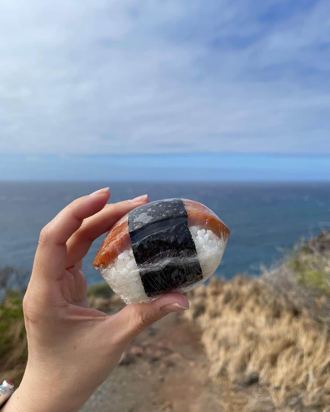 ハワイアン航空さんのインスタグラム写真 - (ハワイアン航空Instagram)「Aloha! ハイキング中お腹が空いたら、やっぱり#スパムむすび でしょ🍙 絶景眺めながらの#musubi は格別😋  🍙 by @musubi_cafe_iyasume   #ハワイの風景 #絶景コース #ハワイでやりたいこと  #ハワイグルメ #ハワイ好きな人と繋がりたい」7月29日 12時10分 - hawaiianairlinesjp