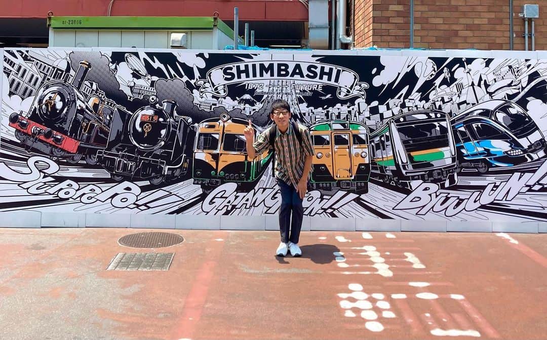 吉川正洋さんのインスタグラム写真 - (吉川正洋Instagram)「新橋駅のアートウォールがカッコいい！！！」7月29日 13時13分 - dhyoshikawa