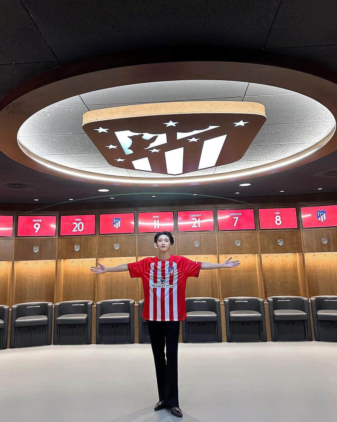 ATEEZさんのインスタグラム写真 - (ATEEZInstagram)「ATEEZ x Atlético de Madrid⚽🔥  #ATEEZ #에이티즈 #AtleticoMadrid #Atleti #Atletico」7月29日 15時00分 - ateez_official_