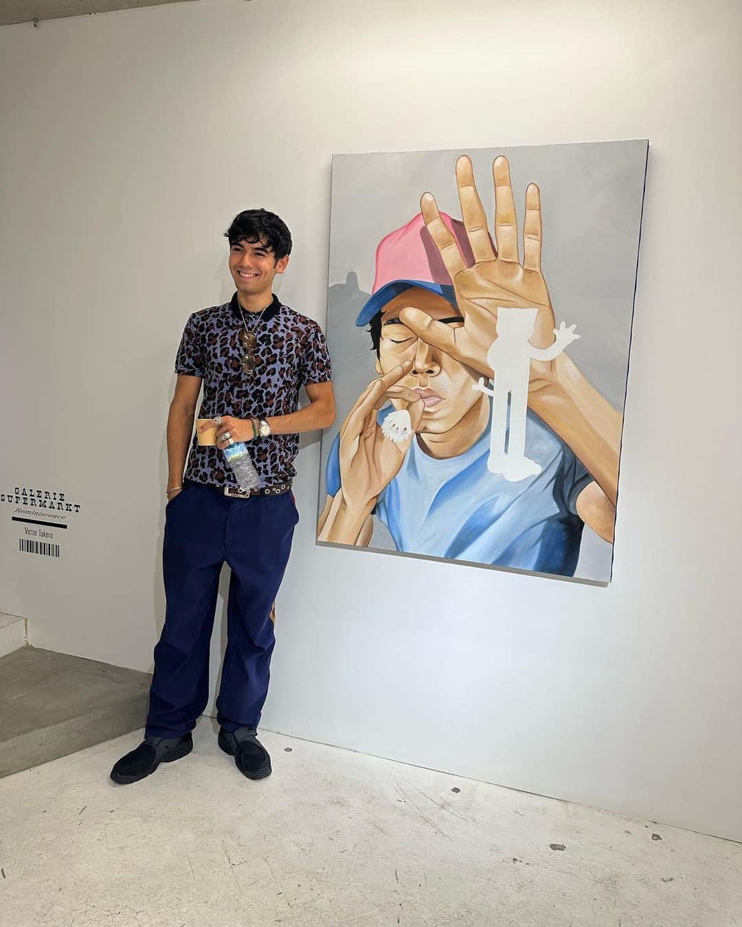 緒形りょうのインスタグラム：「@victortakeru  SOLO EXHIBITION "Reminiscence"💐   7/14-8/12」