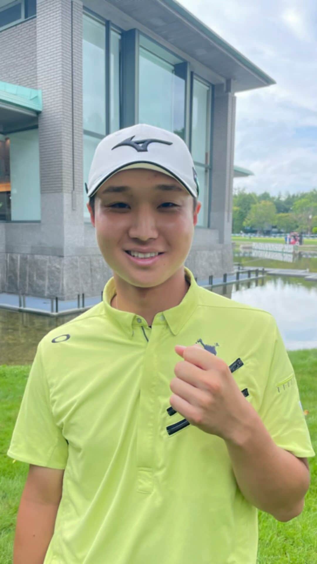  JGTO 男子プロゴルフツアーのインスタグラム：「日本プロゴルフ選手権大会3日目　通算10アンダーで単独首位に立つ平田憲聖😉暑さの中では得意のこと！明日の最終日に初の日本タイトルを目指します👍⛳️ #日本プロゴルフ選手権大会 #恵庭カントリー倶楽部 #平田憲聖 #国内メジャー」