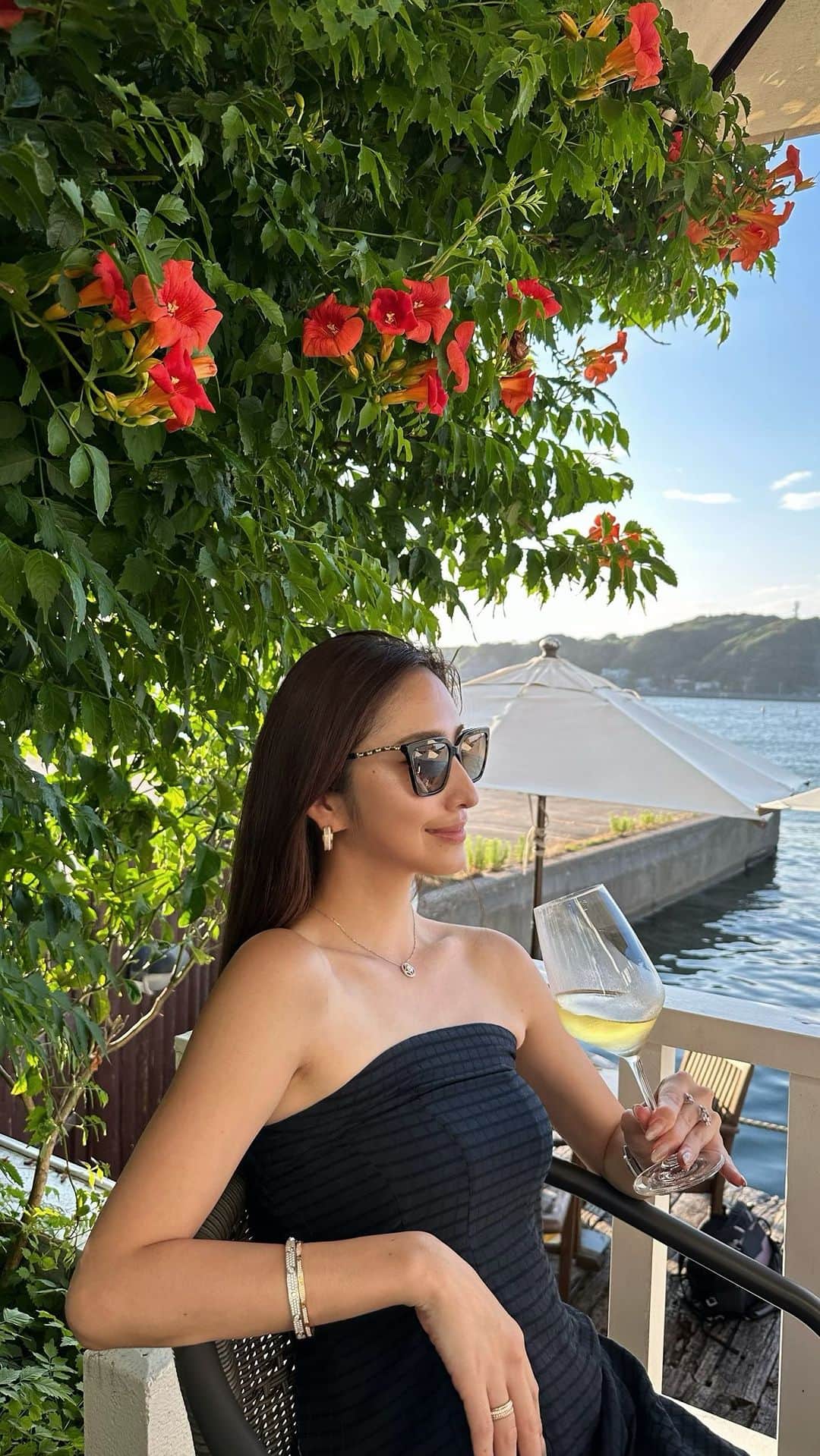 のインスタグラム：「😋🍰🍈🍝🍷🌊🌴🗻🌇🌺」