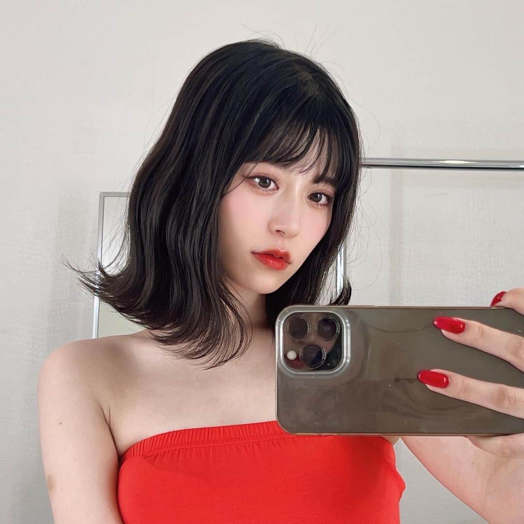 月足天音のインスタグラム：「🍒」