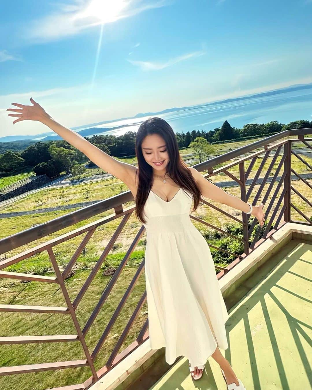 菅原里奈さんのインスタグラム写真 - (菅原里奈Instagram)「.  私が生まれた故郷...🏝️✨  小豆島へ来ました🩵🩵  #小豆島」7月29日 18時47分 - rinachi_kimono