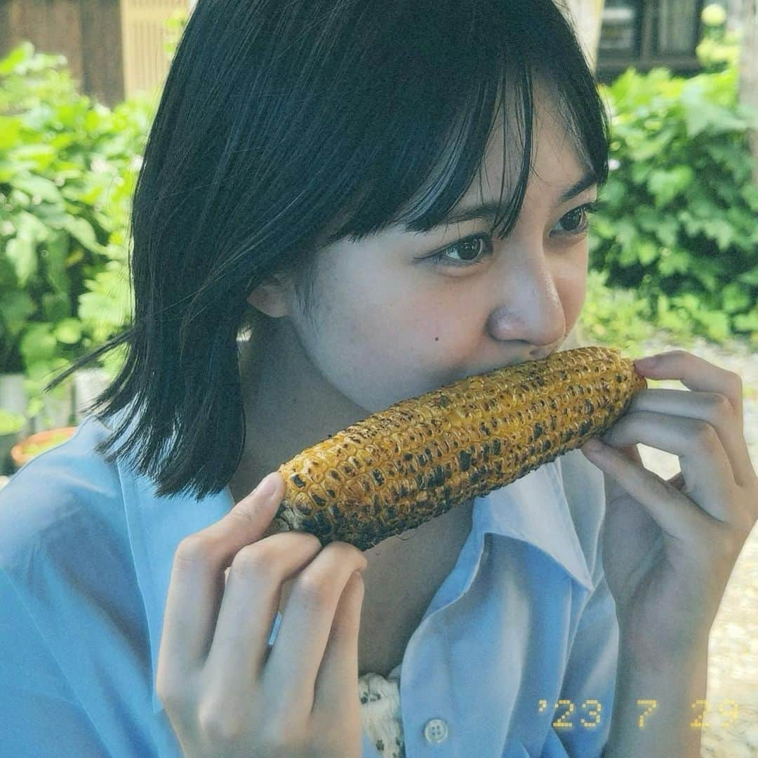 鈴木爽さんのインスタグラム写真 - (鈴木爽Instagram)「🌻  めっちゃ夏してきた🍉  #夏休み#夏#高校生#岐阜#山#川 #とうもろこし#summer#vacation #bbq#sjk#girl#japanese#16#07」7月29日 18時48分 - akir_a126