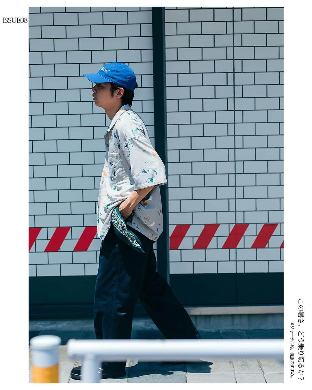 JOURNAL STANDARDさんのインスタグラム写真 - (JOURNAL STANDARDInstagram)「この暑さ、どう乗り切る（着る）か？ ＃ジャーナル的、夏服のすすめ。   ISSUE08 ------------     この日、東京は36℃   うだる様な暑さが続く8月。   夏をどう乗り切る（着る）かが、僕らにとっては重要。   -----   涼しいサンダルの誘惑に負けじと 今日はこのスニーカーを絶対に履きたい。   CONVERSE SKATEBOADING× 10匣 for JOURNAL STANDARD のスニーカーを履いて、気持ちを軽やかにするのも良いだろう。   夏は帽子は欠かせないけど、更にバンダナも駆使して乗り切る（着る）。   言わずもがな、ただの汗拭きアイテムでもなければ、 エチケットアイテムだけでは終わら無い。   帽子の下に忍ばせてサンシェードとして使うらしい。   柄シャツの色に合わせて深めのグリーンをチョイス。   -------------   シャツ ◇スプラッシュパターン オープンカラーシャツ ¥9,900税込   TEEシャツ ◇【Off The Court by NBA / オフ・ザ・コート バイ NBA】別注 プリントTシャツ ¥7,480税込   パンツ ◇ドライツイル タックイン トラウザーズパンツ ¥14,300税込   バンダナ ◇【J.S.Homestead / Stead】PEACEFUL BANDANA ¥2,090税込 @js_homestead     スニーカー ◇【CONVERSE SKATEBOARDING×10BOX】 別注 WEAPON / ウエポン ¥16,500税込 @mr.pigu  @tenboxtokyo  @converse_skateboarding      —————————— ⁡ ⁡ ⁡ #2023SS #journalstandard #baycrews #fashion #journalstandardmens #journalstandardladies #ジャーナルスタンダード #ベイクルーズ」7月29日 18時57分 - journalstandard.jp