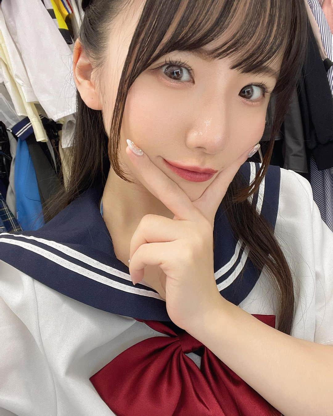 相良朱音のインスタグラム：「いくつになってもセーラー服は着たいのだ」