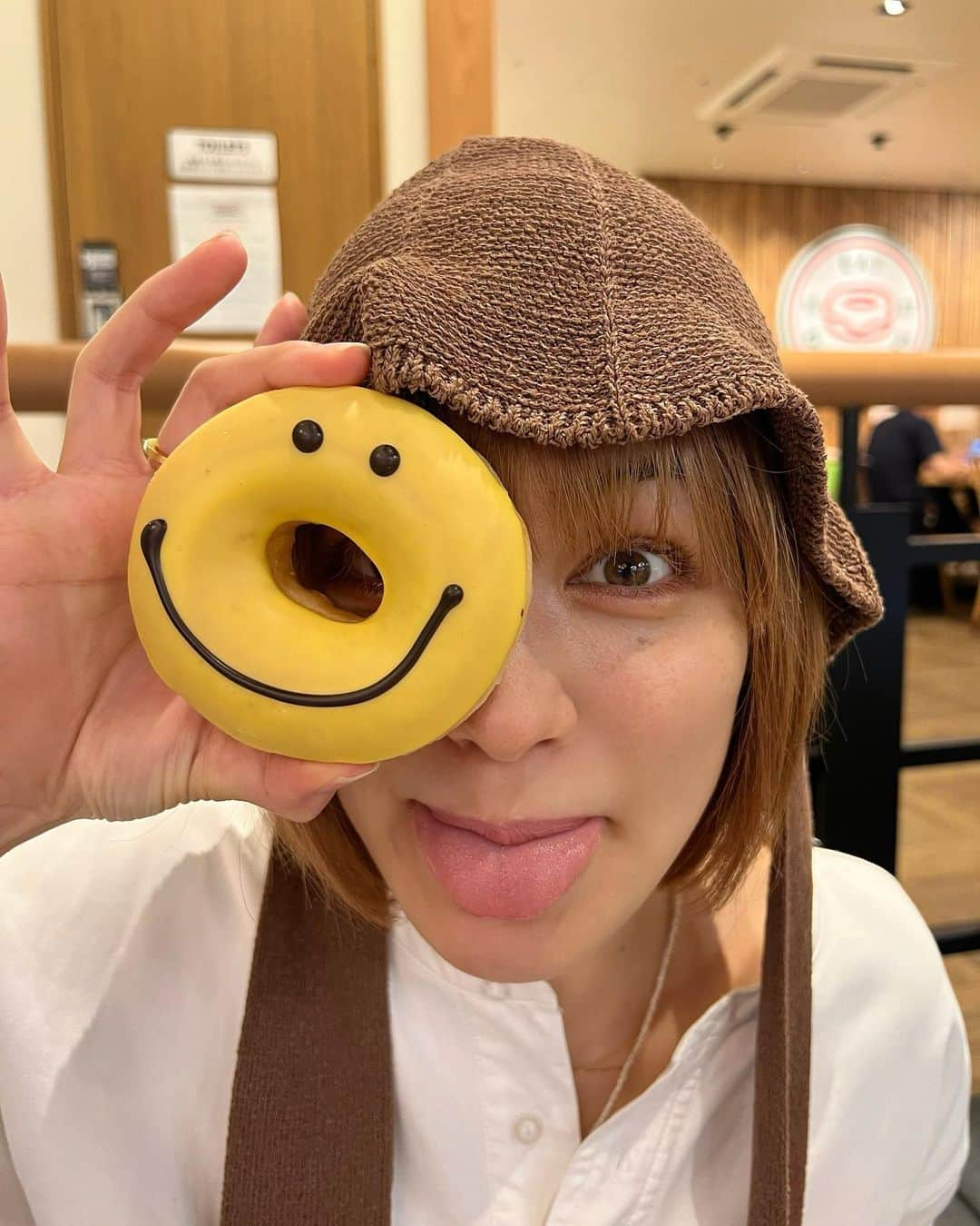 ステファニーさんのインスタグラム写真 - (ステファニーInstagram)「😊🍩💖💭 いつも笑顔でいたいねっ #love #life #happy #smile」7月29日 19時39分 - steph_0928_