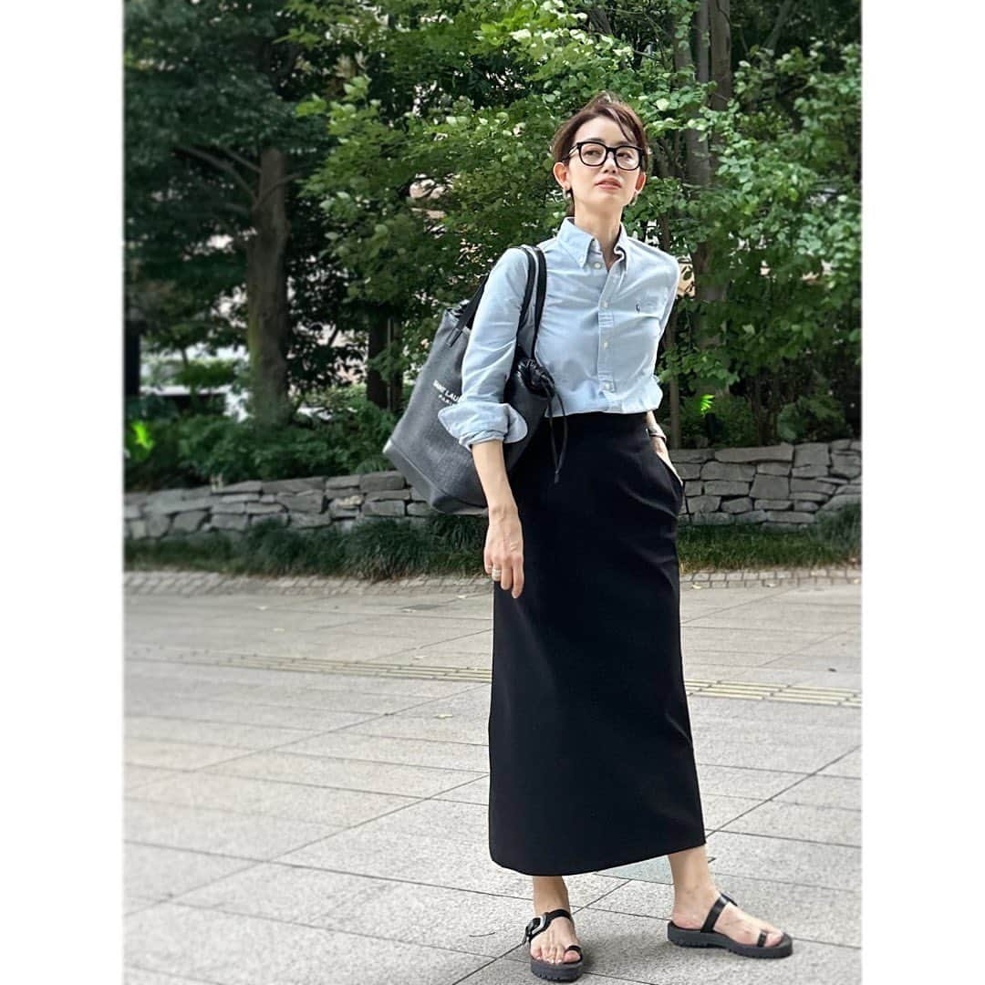 武藤京子さんのインスタグラム写真 - (武藤京子Instagram)「* * 先日のお洋服 * シャツは 以前 古着やさんで出会った ピッタリすぎるサイズ感のもの * 思いがけない出会いがあるから 楽しい😆 * #poloraralphlauren #enfold #ysl #tiffany #maurodebari #アメブロ更新しました」7月29日 21時34分 - kyokomuto0628