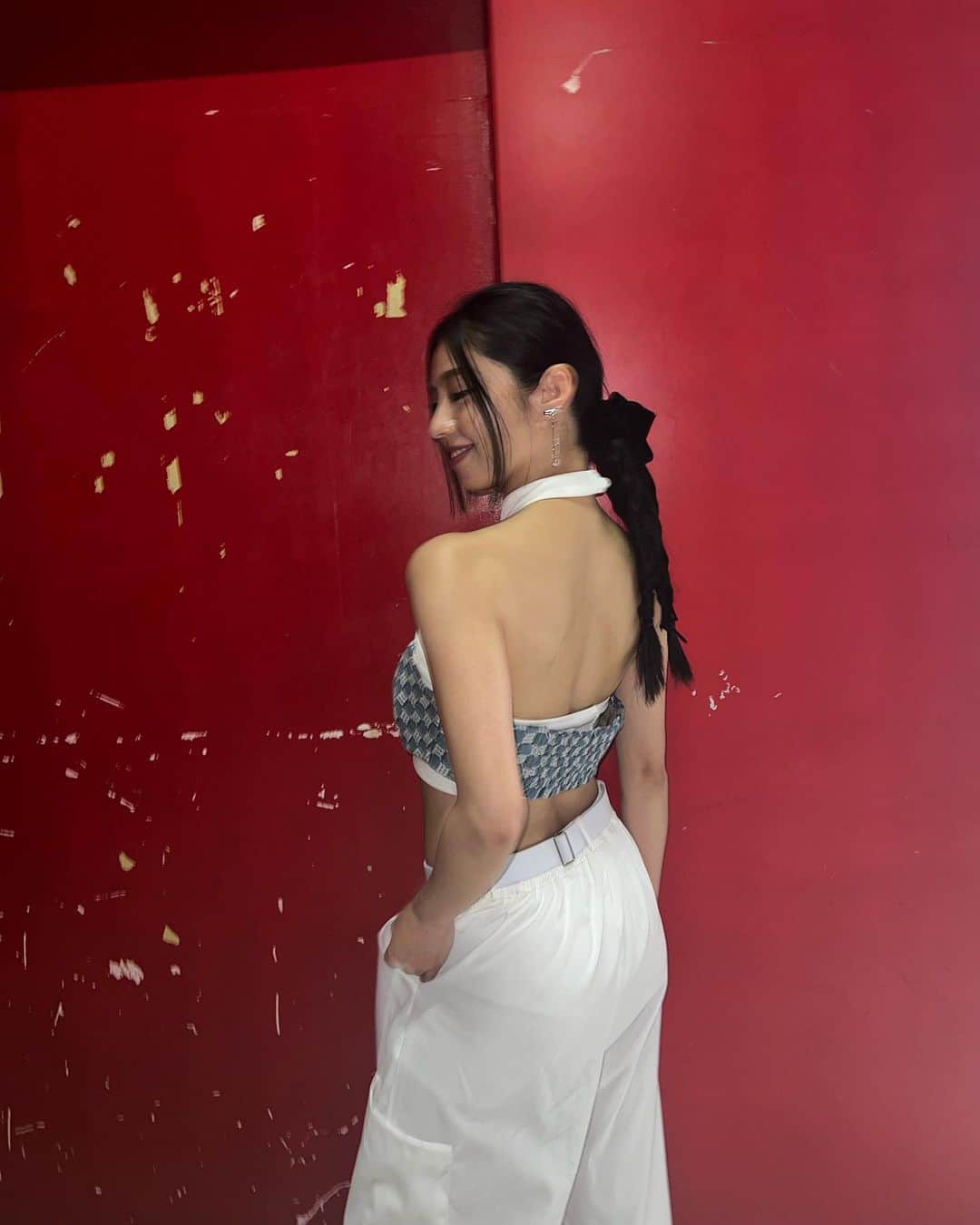 SAYAKAのインスタグラム：「Happiness Fan Meeting in Nagoya ARIGATO❤️❤️❤️  私には珍しいヘアースタイル」
