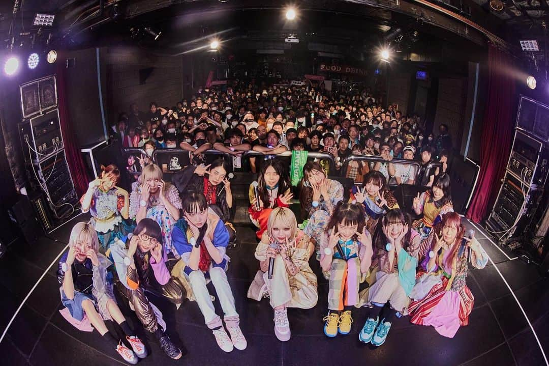 4s4kiのインスタグラム：「2023.7.29  ライブナタリー presents 「GANG PARADE SAY HELLO！2MAN」   Photo by 曽我美芽」