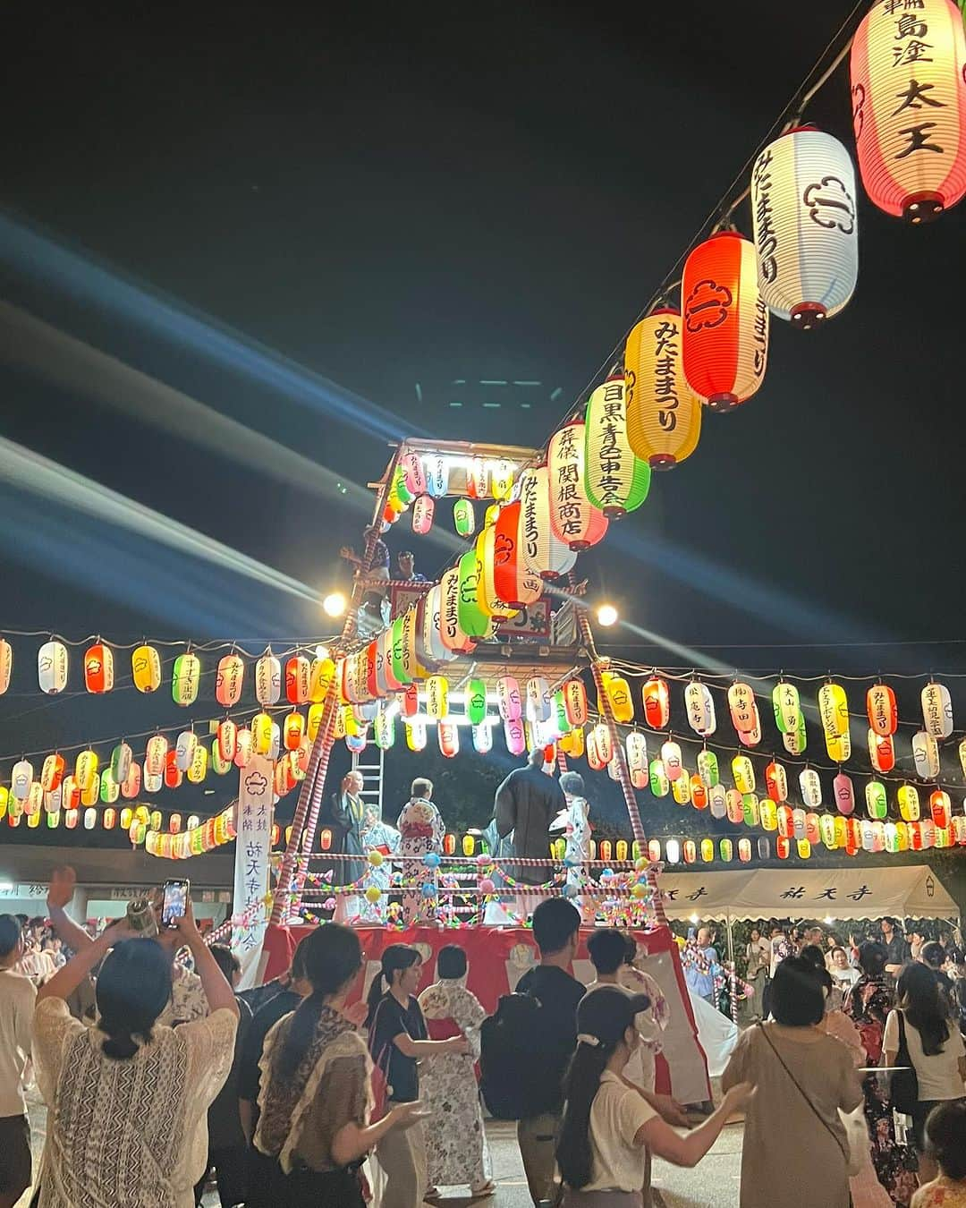 出浦寛子（HIROKO）さんのインスタグラム写真 - (出浦寛子（HIROKO）Instagram)「🏮🏮🏮 4年ぶりにものすごい人出だった… でも3日間行っちゃうくらい楽しかったよん☺️︎💞  #祐天寺#御霊祭#盆踊り」7月29日 22時42分 - detsuko