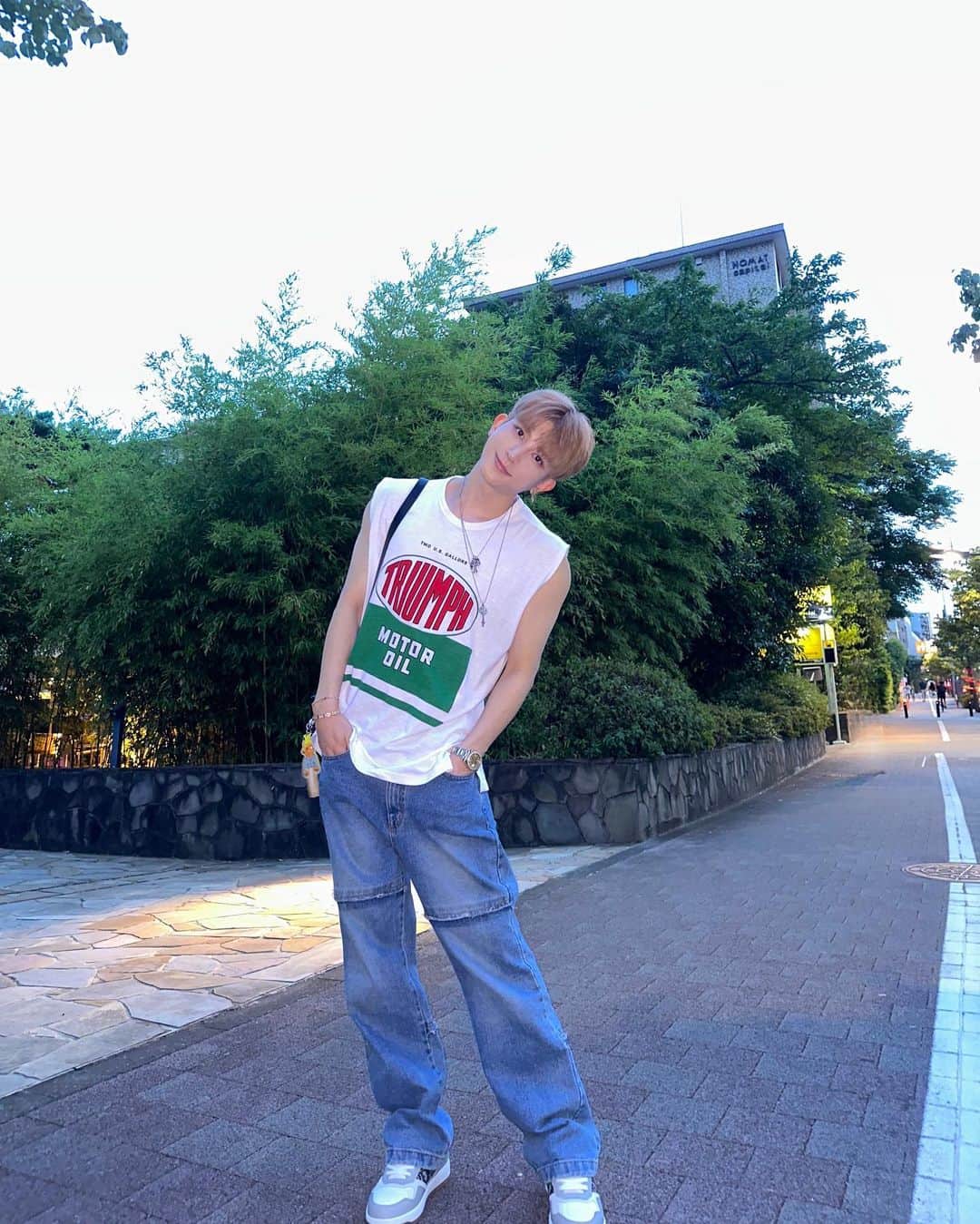 キソプさんのインスタグラム写真 - (キソプInstagram)「오랜만에 일본와서 너무 조아🩵 오사카 콘서트도 화이팅🩵」7月29日 23時48分 - ki_seop91