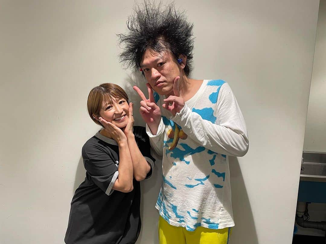 ジョニー大蔵大臣さんのインスタグラム写真 - (ジョニー大蔵大臣Instagram)「本日のゲスト。面白くてセクシーなトップアイドル矢口真里さん。 クズ芸人の騎手「歩けるゲボ」こと岡野陽一さん！またお会いしたい！」7月30日 1時00分 - j_ookura_daijin