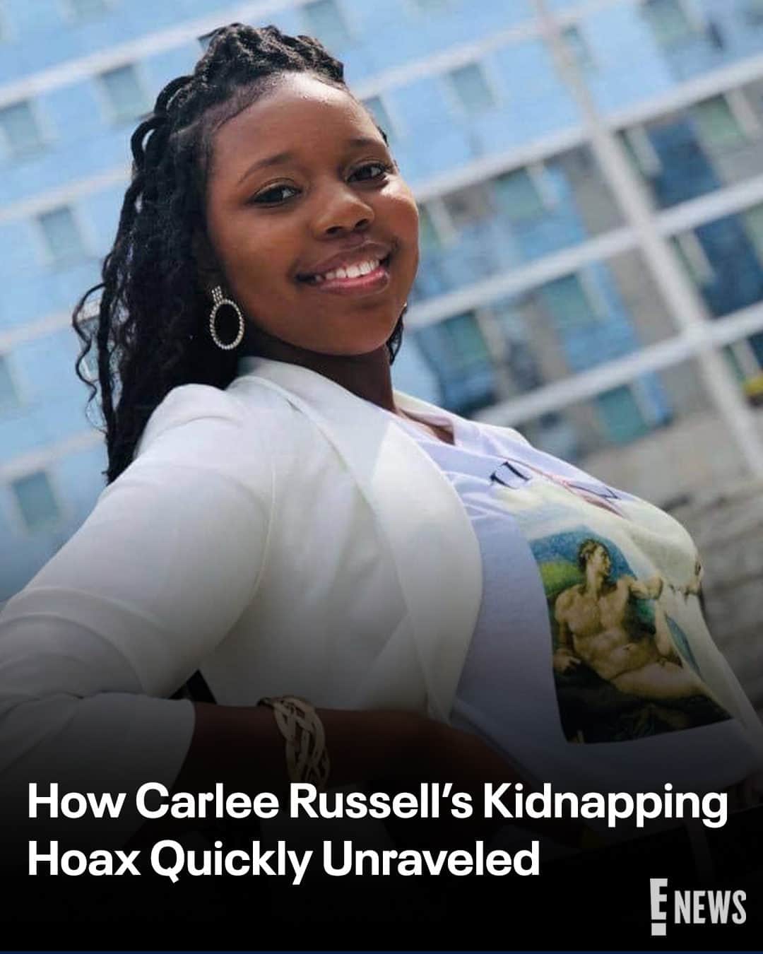 E! Onlineさんのインスタグラム写真 - (E! OnlineInstagram)「Carlee Russell came home safe after going missing for two days, but police suspected early on that her story about being abducted didn't add up. Link in bio for everything we know so far about this fake kidnapping. (📷: Hoover Police Department)」7月30日 1時01分 - enews