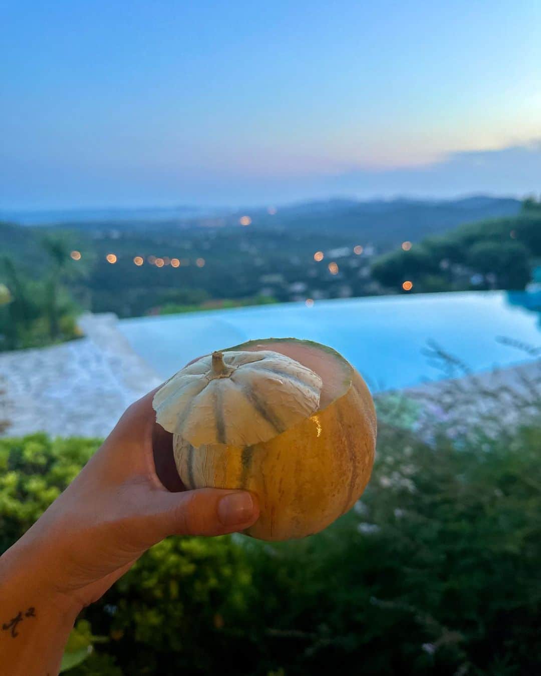 アシュレイ・パークさんのインスタグラム写真 - (アシュレイ・パークInstagram)「vitamin c scenes 🍊🥭🍈 (last slide is first time I’ve tried mini melon filled with port… didn’t even know that was a thing?!). thanks to @unicef efforts and @tommy_chiabra support to prioritize climate change 🧡」7月30日 3時04分 - ashleyparklady