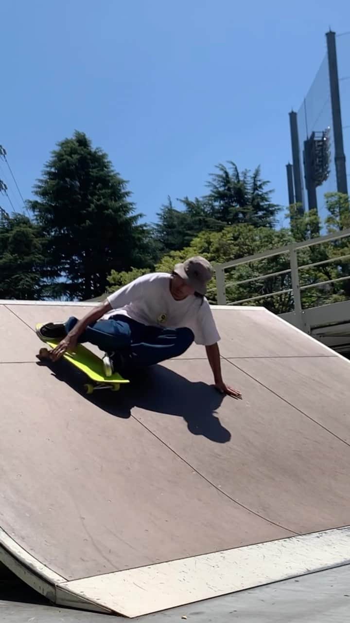松下幸司のインスタグラム：「#surf #skate #bertlemann #bertslide #surfskatestyle」