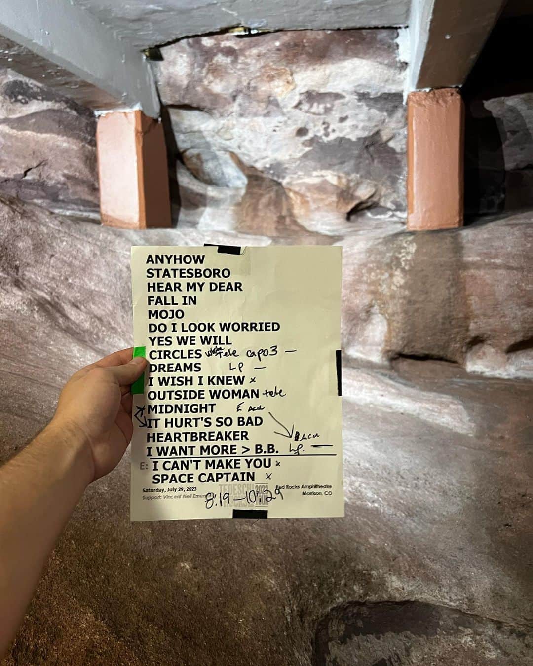 テデスキ・トラックス・バンドのインスタグラム：「Red Rocks Night 2 07.28.23」