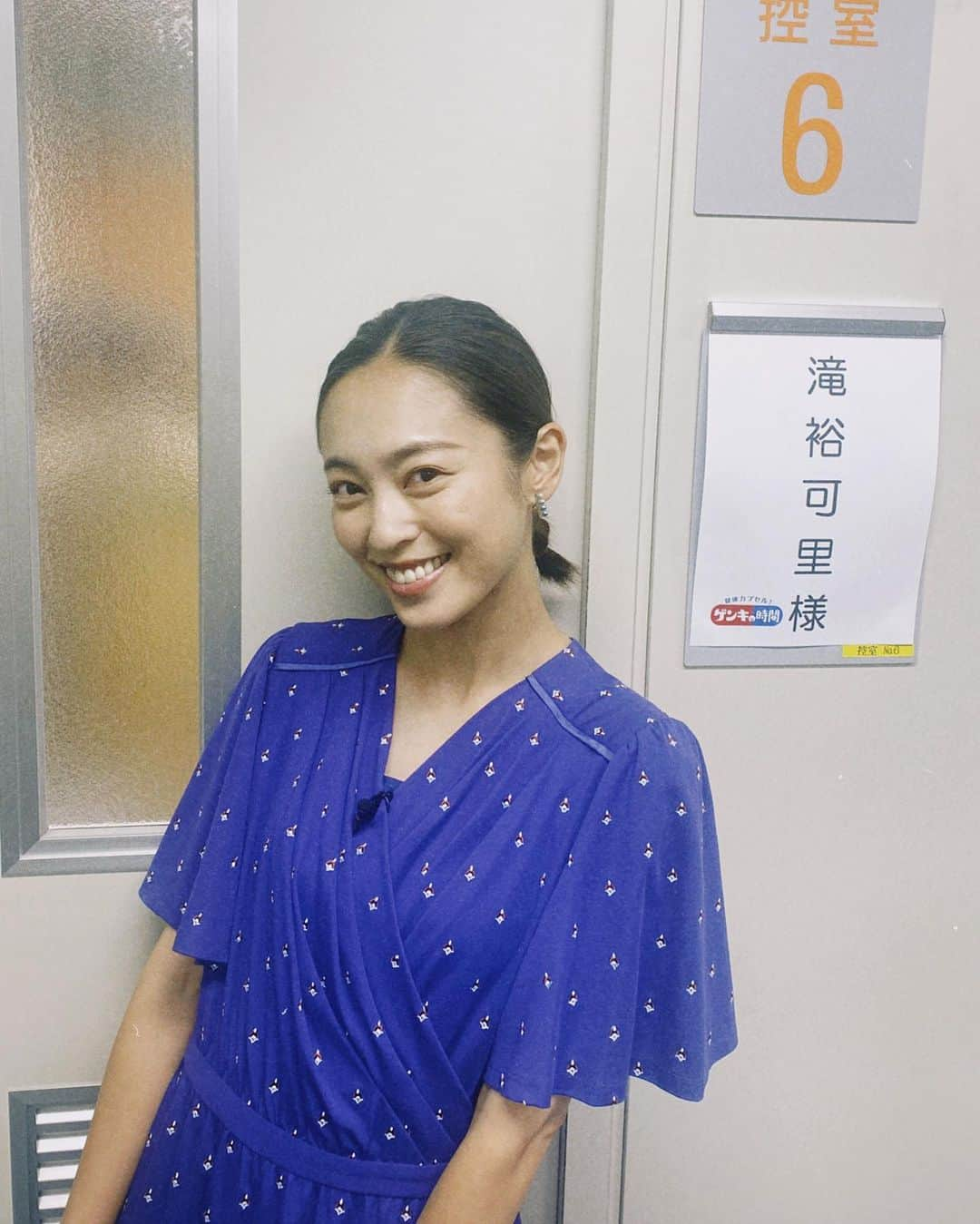 滝裕可里さんのインスタグラム写真 - (滝裕可里Instagram)「“健康カプセル！ゲンキの時間”見ていただきありがとうございました✨  じわじわ熱中症…こわいなぁ🥵  私も熱中症になった経験があるので辛さがわかります。命の危険もあるので、しっかりと対策をして快適に夏を楽しみましょうね🌻  見逃した方はTVerで見れるよっ📺🫶  👗@grace_continental.div  💎@somnium_22  👡@randa_pic   #健康カプセルゲンキの時間 #熱中症 #室内にいても熱中症」7月30日 9時09分 - takiyukari_official