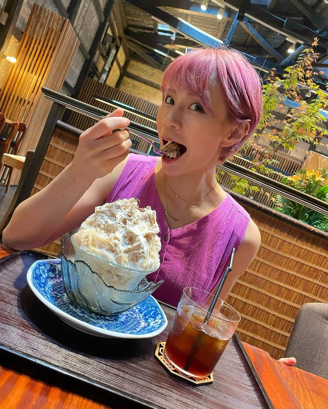 HARUKAさんのインスタグラム写真 - (HARUKAInstagram)「夏🍧 スプーンもう少し小さいと嬉しい🥹笑  #夏 #夏休み #かき氷 #夏祭り #夏コーデ  #夏休みの過ごし方 #涼 #熊本カフェ #熊本ランチ #熊本 #鹿児島 #鹿児島ランチ #鹿児島カフェ」7月30日 15時58分 - haruka_o8o4